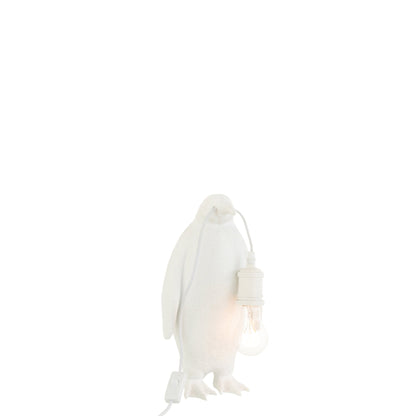 Table Lamp Penguin Resin White Small J-Line