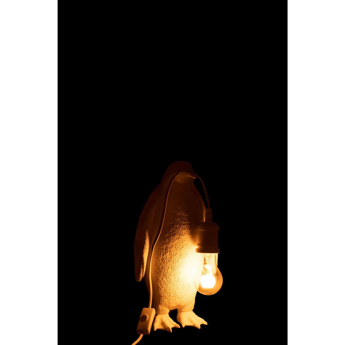 Table Lamp Penguin Resin White Small J-Line