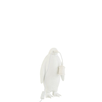 Table Lamp Penguin Resin White Small J-Line