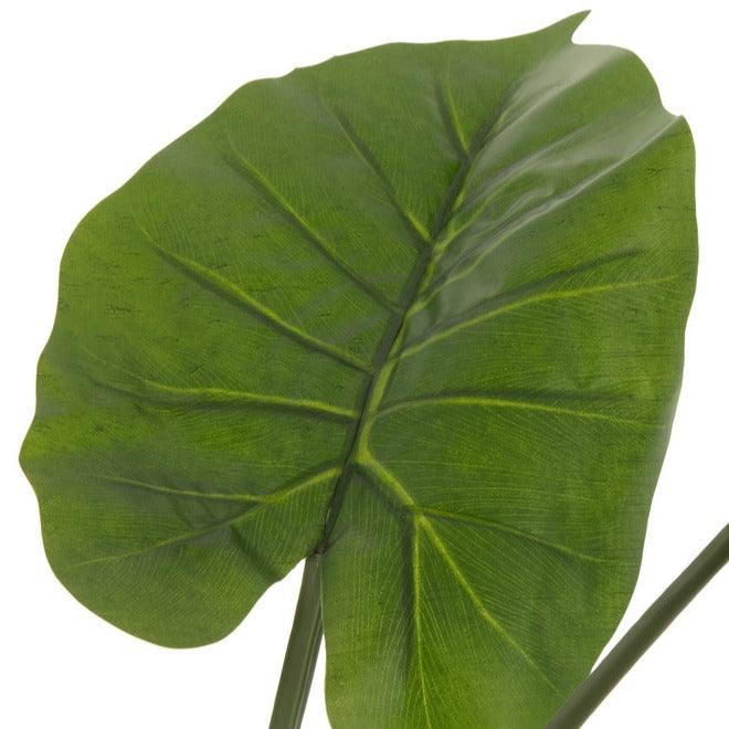 Taro Wild In Pot Plastiek Groen Large - Kunstplant - J-Line - livinglovely.nl