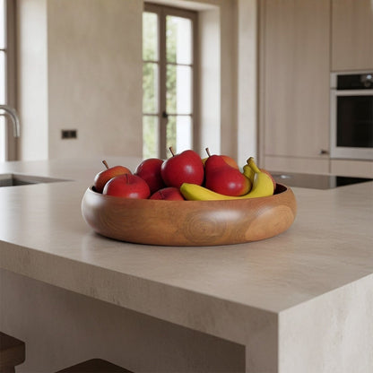 Sera Teak Wood Bowl Large Raw Materials