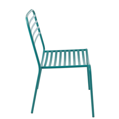 Garden Chair Dedi Turquoise Metal J-Line