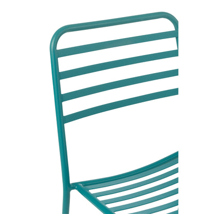 Garden Chair Dedi Turquoise Metal J-Line