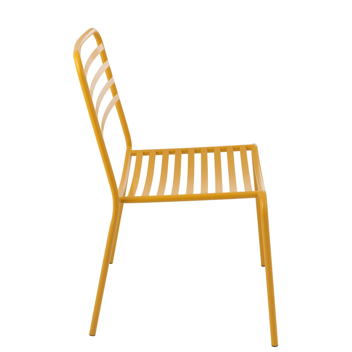 Garden Chair Yellow Metal J-Line