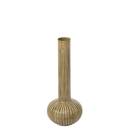 Iron Vase Olive Green Large J-Line