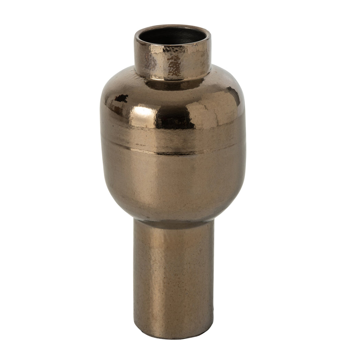 Ceramic Vase Bronze J-Line