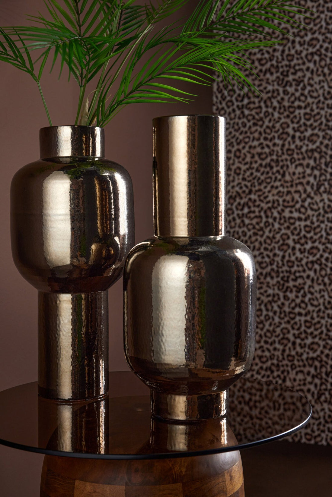 Ceramic Vase Bronze J-Line