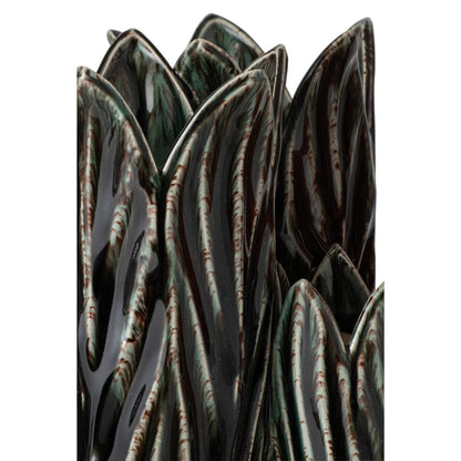 J-Line Petrol Clay Vase