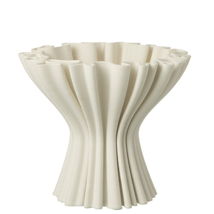 Vaas Porselein Wit J-Line - Vaas - J-Line - livinglovely.nl