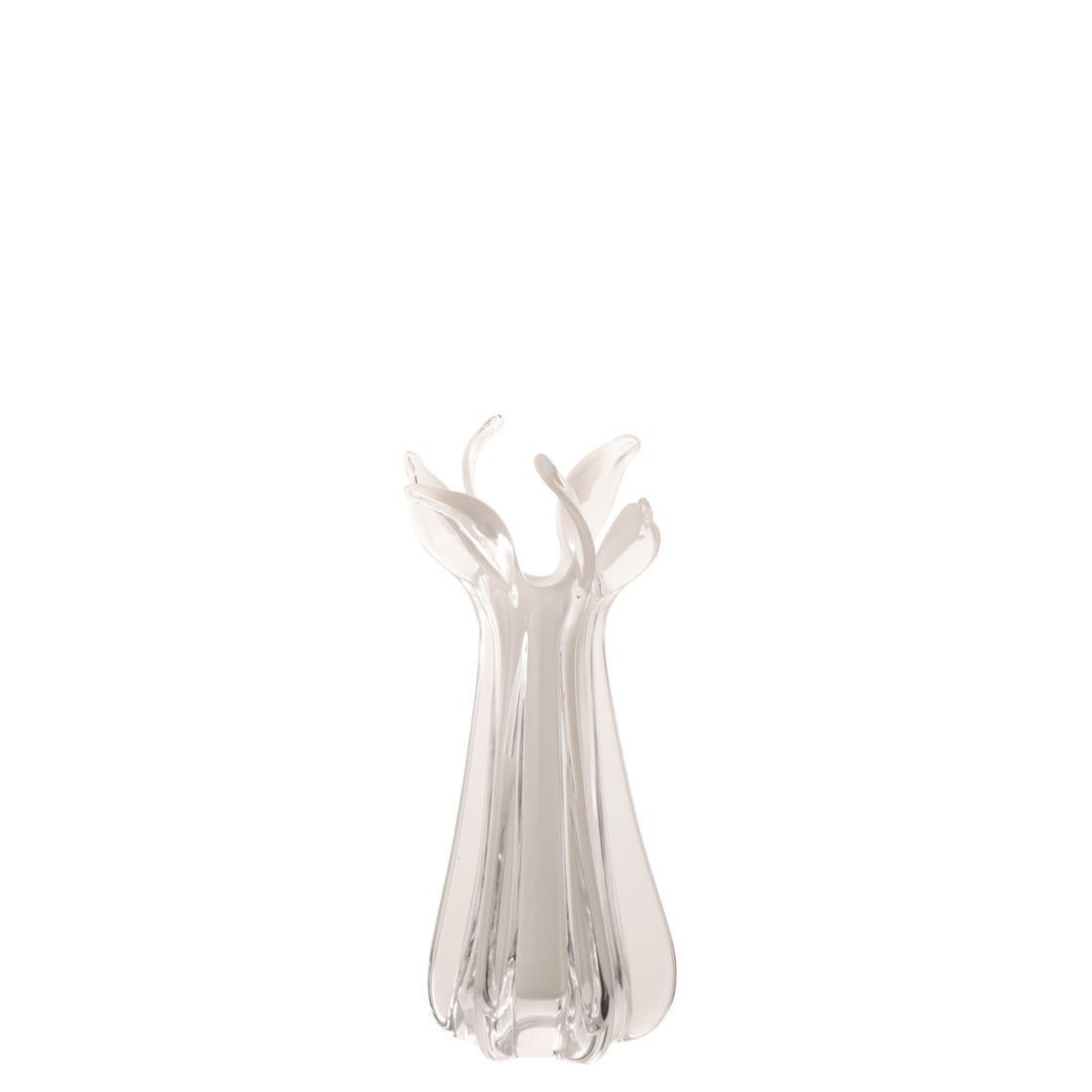 Serena Glass Vase White J-Line