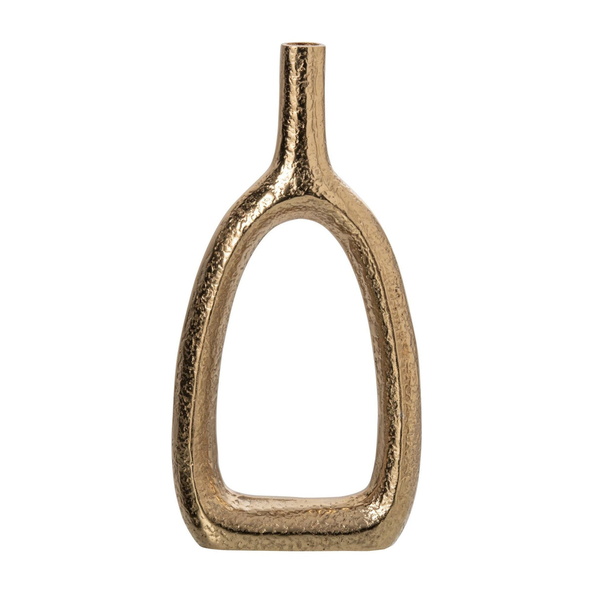 Soliflore Vase Gold Aluminum Large J-Line