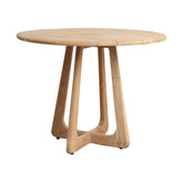Verano Teakhouten Eettafel Outdoor Ø100cm Raw Materials - Eetkamertafel - Raw Materials - livinglovely.nl