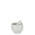 Vijzel + Stamper Marmer Wit - Keukenaccessoire - J-Line - livinglovely.nl