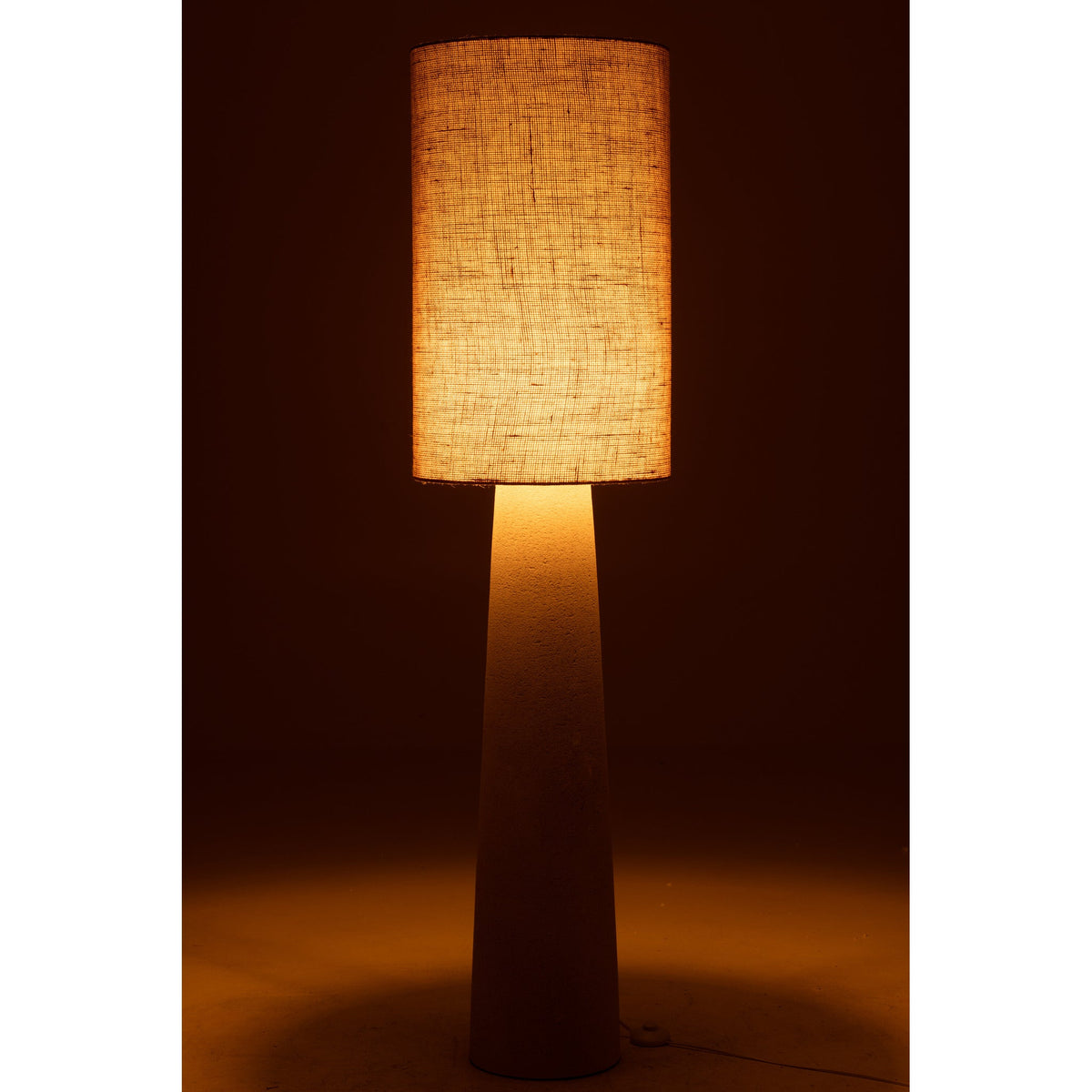 Floor Lamp Ava Fiberglass/Jute Natural Large H168.5cm J-Line