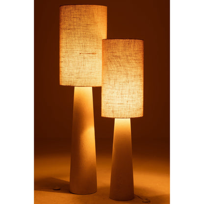 Floor Lamp Ava Fiberglass/Jute Natural Large H168.5cm J-Line