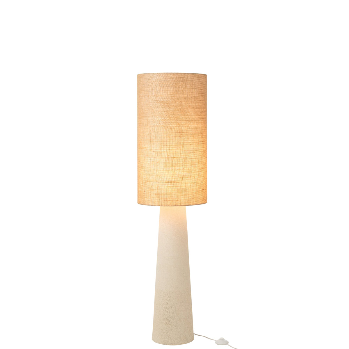 Floor Lamp Ava Fiberglass/Jute Natural Small H140cm J-Line