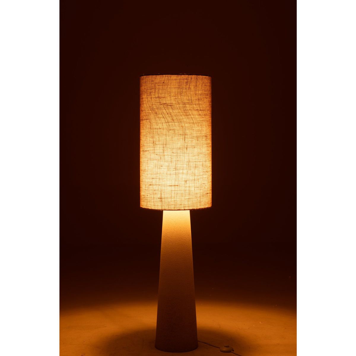 Floor Lamp Ava Fiberglass/Jute Natural Small H140cm J-Line