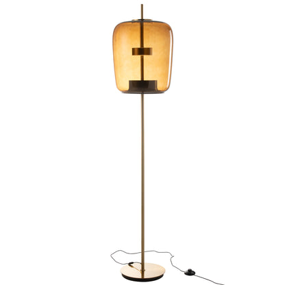 Floor Lamp Led Glass Brown H 168cm J-Line