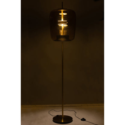 Floor Lamp Led Glass Brown H 168cm J-Line