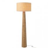 Vloerlamp Paraplu Ailanthus Hout Naturel 48x48x157cm - Vloerlamp - J-Line - livinglovely.nl