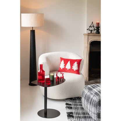 Floor Lamp Screw-in Ailanthus Wood Black/Grey H160cm J-Line