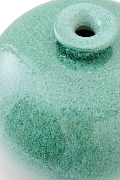 Floor Vase Ceramic Mint Green/White Large J-Line