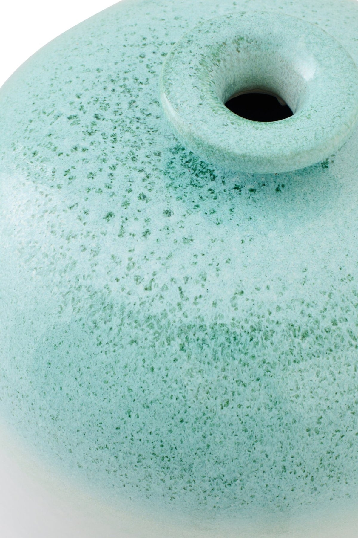 Floor Vase Ceramic Mint Green/White Medium J-Line