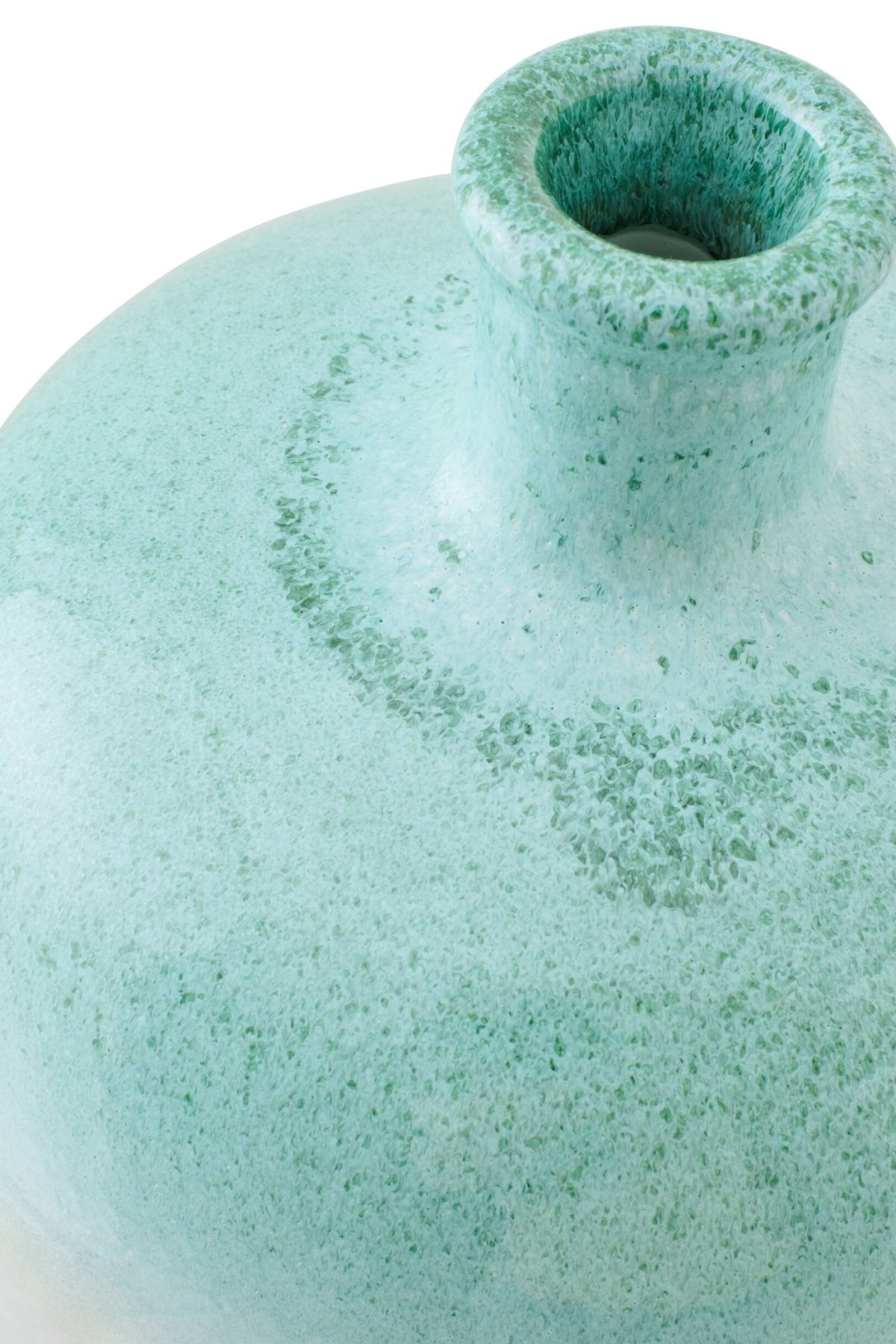 Floor Vase Ceramic Mint Green/White Small J-Line