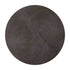 Wandpaneel Wiktor Rond Bruin Ø90cm van PTMD, vooraanzicht van het bruine MDF paneel met swirlreliëf