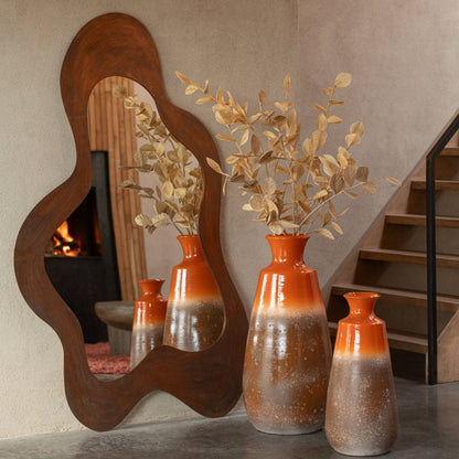 Wall Mirror Iron Bronze J-Line