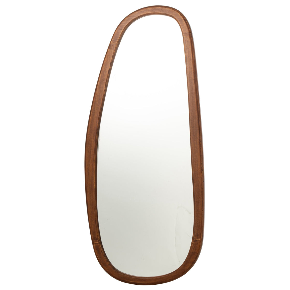 Wall Mirror Walnut Dark Brown 80x180cm J-Line