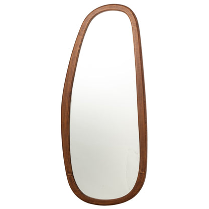Wall Mirror Walnut Dark Brown 80x180cm J-Line