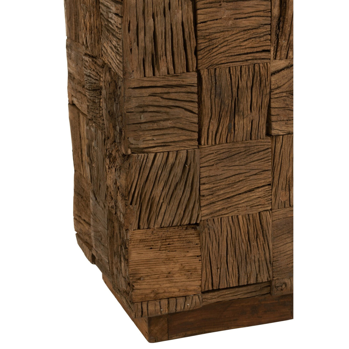 Column Recycled Wood Natural Medium J-Line