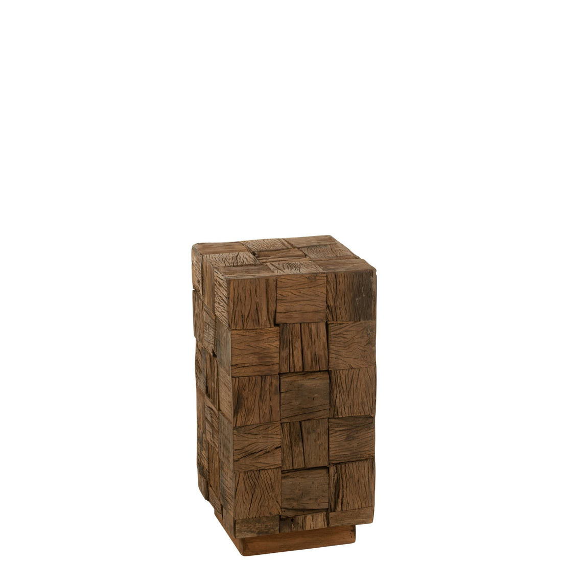 Column Recycled Wood Natural Small J-Line