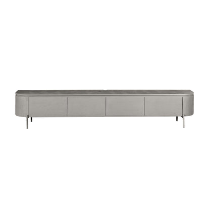 Tv-meubel Excellent van Starfurn in koelere taupe tint, vooraanzicht