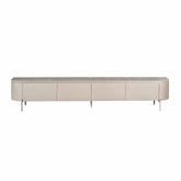 Zwevend TV-meubel Excellent Taupe 240cm van Starfurn zonder pootjes, als zwevend meubel