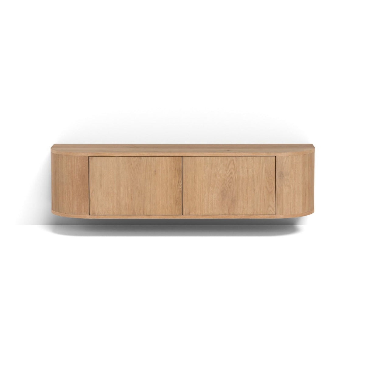 Zwevend TV-meubel Novero eiken naturel 140cm van Livingfurn